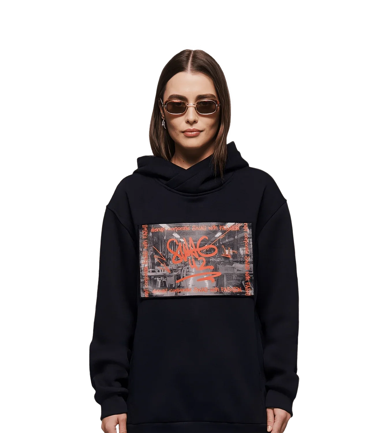 Girl in hoodie