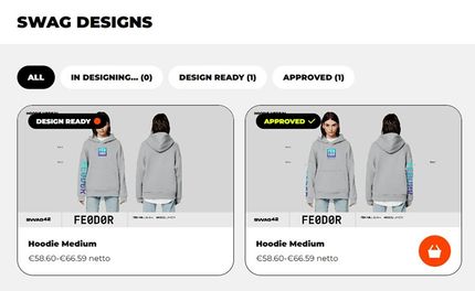 fast merch order on the platform: ordering design