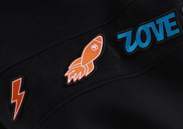 Branding design: custom-sewn patches for branded merchandise