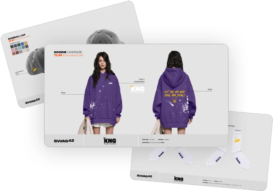 Customized hoodies oversized