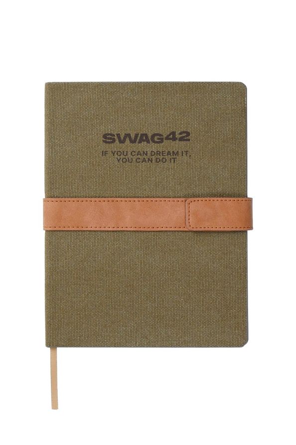 Eco notebook with cotton canvas and recycled paper