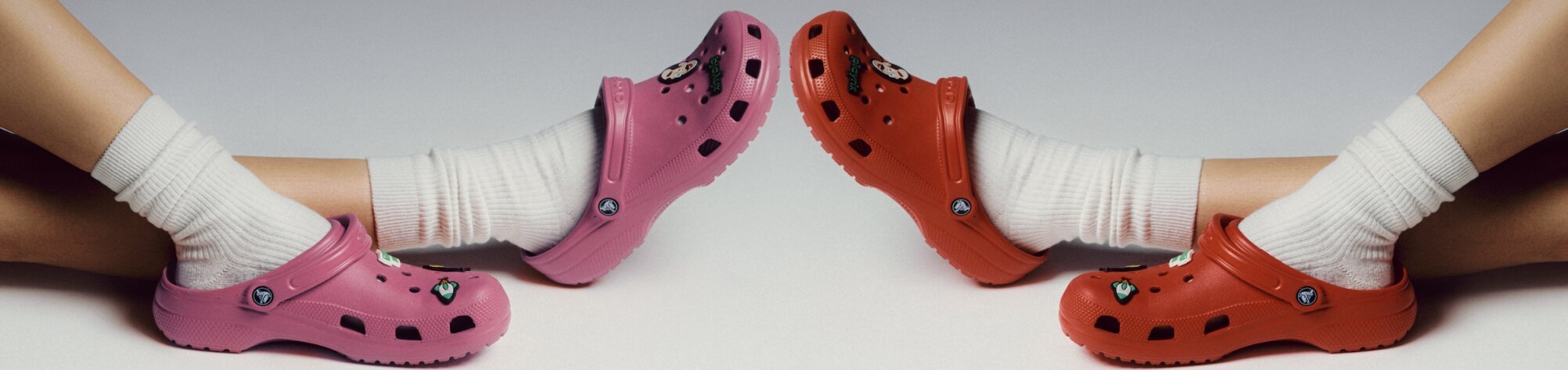 Crocs with custom logo