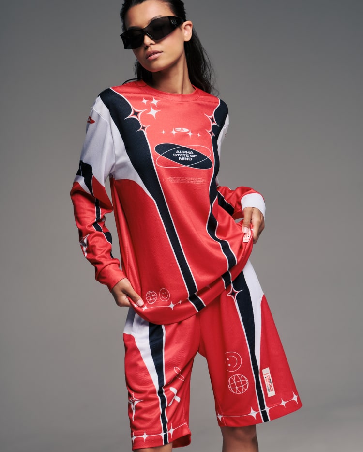 Custom swag drop for Alpha Affiliates: custom sports jersey