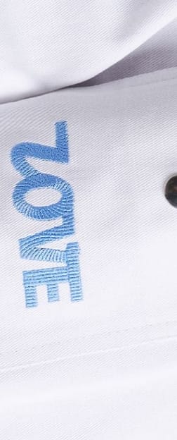 Branded merch embroidery