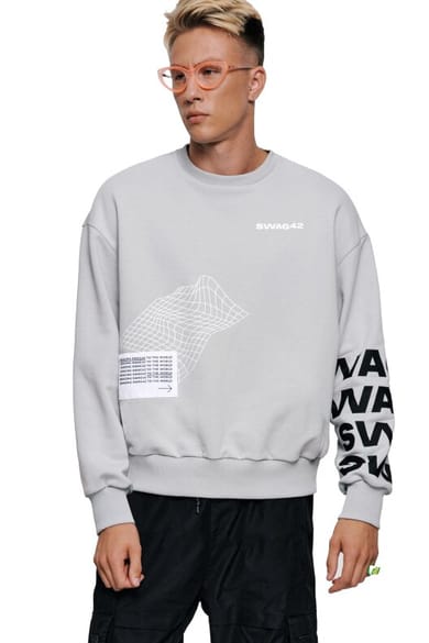 Sweatshirt medium from GOTS-certified cotton